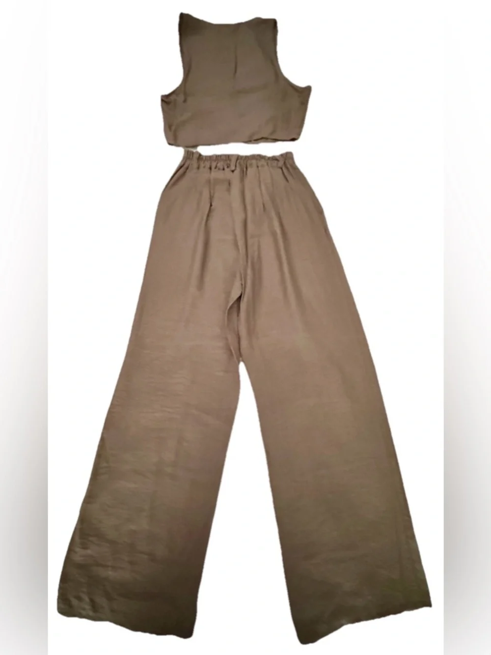 Made In Italy Linen-Blend Vest & Pant Set - Picture 2 of 5